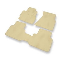 Premium tappetini auto in velluto compatibili con Honda CR-V I (1995-2001) - tappeti auto beige