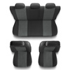 Coprisedili compatibili con Fiat Croma I, II (1985-2010) - fodere sedili universali - set coprisedili auto - UNE-2