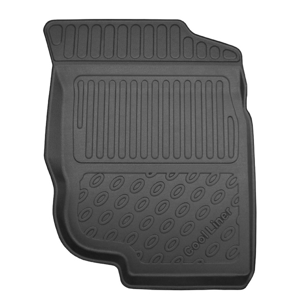 Tappetini Auto in TPE compatibili con Toyota Hilux VII Pick-Up (2006-08.2016) - cabina doppia - tappeti auto neri