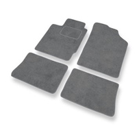 Premium tappetini auto in velluto compatibili con Renault Thalia I (2001-2008) - tappeti auto grigio