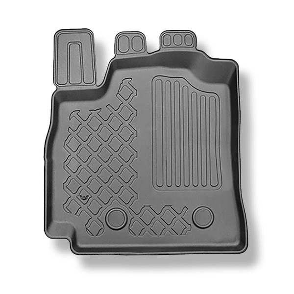 Tappetini Auto in TPE compatibili con Renault Arkana E-Tech Hybrid SUV (03.2021-....) - tappeti auto neri