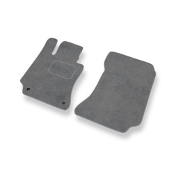 Premium tappetini auto in velluto compatibili con Mercedes-Benz Classe E W212 (2009-2016) - tappeti auto grigio