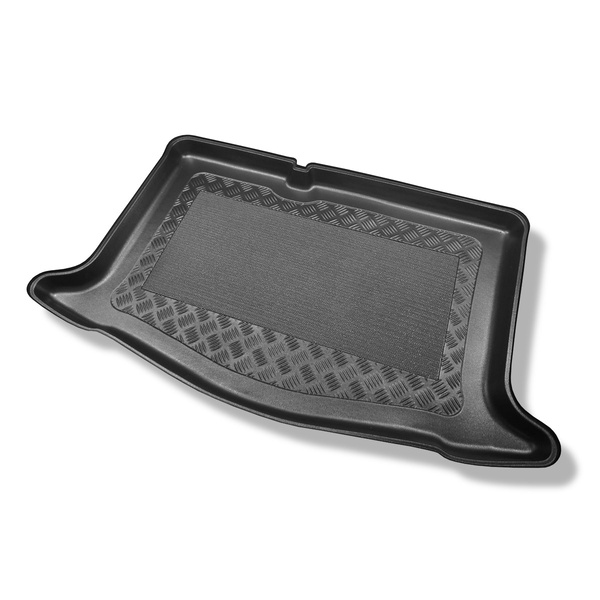 Vasca baule compatibile con Nissan Micra K14 Hatchback (03.2017-2023) - tappetino per bagagliaio - tappeto bagagliaio per auto