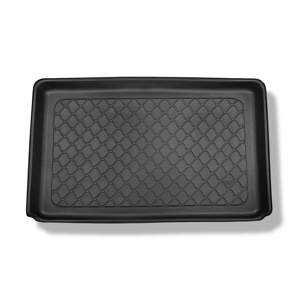 Vasca baule compatibile con Renault Captur I SUV (04.2013-12.2019) - per bagagliaio superiore e inferiore - tappetino per bagagliaio - tappeto bagagliaio per auto