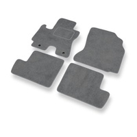 Premium tappetini auto in velluto compatibili con Toyota RAV4 II (2000-2005) - tappeti auto grigio