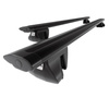 Barre portatutto in alluminio compatibili con Suzuki Jimny SUV (2004-2018) - corrimano - portapacchi auto colore nero - portabagagli barre da tetto