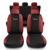 Coprisedili compatibili con Alfa Romeo 156 I, II (1997-2007) - fodere sedili universali - set coprisedili auto - TG-RD