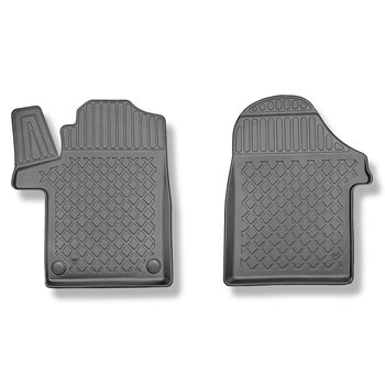 Tappetini Auto in TPE compatibili con Mercedes-Benz EQV 300 Van (10.2020-....) - versione Compact, Long oppure Extralong; la parte anteriore deve essere tagliata - tappeti auto neri