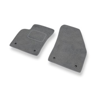 Premium tappetini auto in velluto compatibili con Volvo V50 I (2004-2012) - tappeti auto grigio