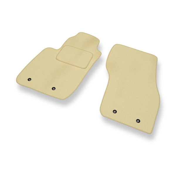Premium tappetini auto in velluto compatibili con Volvo V40 I Station Wagon (1995-2004) - tappeti auto beige