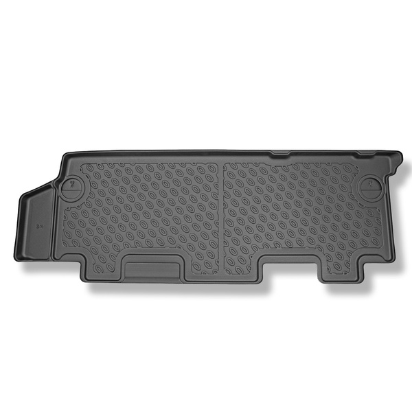 Tappetini Auto in TPE compatibili con Volkswagen Transporter T5, T6, T6.1 Van (2003-2024) - seconda fila - tappeti auto neri