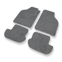 Premium tappetini auto in velluto compatibili con Ford KA I (1996-2008) - tappeti auto grigio