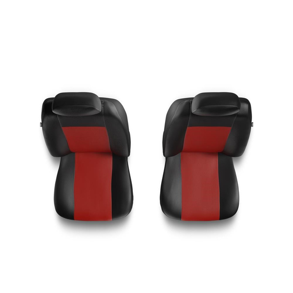 Coprisedili anteriori compatibili con Seat Ateca (2016-....) - fodere sedili universali - set coprisedili auto - 2CM-RD
