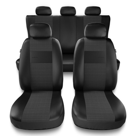 Coprisedili compatibili con BMW X6 E71, E72, F16 (2008-2019) - fodere sedili universali - set coprisedili auto - EXL-4