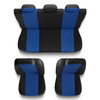 Coprisedili compatibili con Renault Captur (2013-2019) - fodere sedili universali - set coprisedili auto - X.R-BL