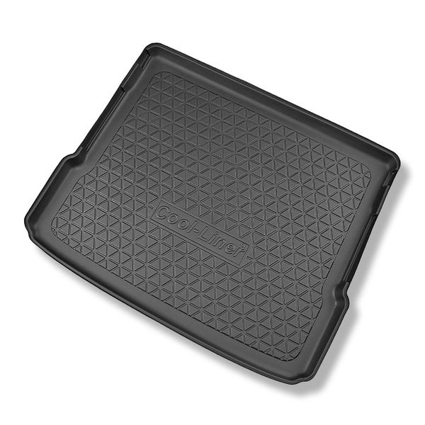 Completo di tappetini e tappetino per bagagliaio TPE per: Mercedes-Benz GLB X247 11.2019-.... (SUV) - 5 posti; bagagliaio superiore; pavimento mobile nella posizione più alta; 7 posti; senza terza fila