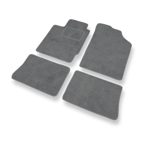 Premium tappetini auto in velluto compatibili con Renault Thalia I (2001-2008) - tappeti auto grigio