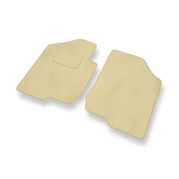 Premium tappetini auto in velluto compatibili con Kia Carens III (2006-2012) - tappeti auto beige