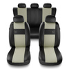 Coprisedili compatibili con Alfa Romeo 147 (2000-2010) - fodere sedili universali - set coprisedili auto - XL-BE