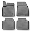 Tappetini Auto in TPE compatibili con Ford Focus IV Hatchback, Berlina, Station Wagon (09.2018-....) - anche per la versione ibrida - tappeti auto neri