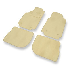 Premium tappetini auto in velluto compatibili con Audi A6 I C4 Avant, Sedan (1994-1997) - tappeti auto beige