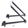 Portasci per barre portatutto - Ski rack M-7703s - argento - per 3 paia di sci o 2 tavole da snowboard