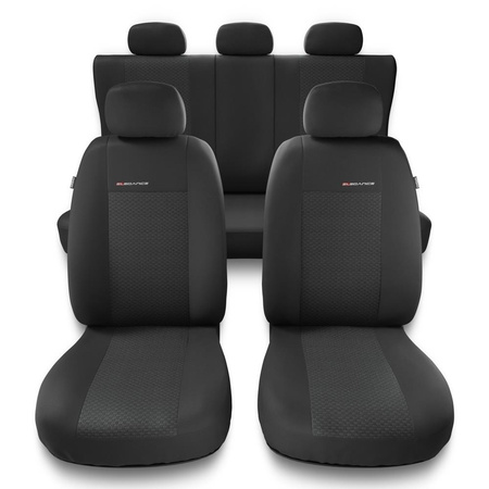 Coprisedili compatibili con Renault Thalia I, II (2001-2012) - fodere sedili universali - set coprisedili auto - UNE-3