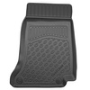 Completo di tappetini e tappetino per bagagliaio TPE PREMIUM per: Mercedes-Benz Classe C W205 Berlina (03.2014-11.2020) - sedili posteriori pieghevoli (divisi); ala destra rimovibile nei modelli con grata laterale