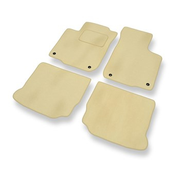 Premium tappetini auto in velluto compatibili con Volkswagen New Beetle I (1998-2005) - tappeti auto beige