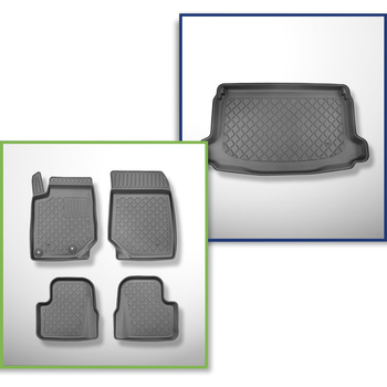 Completo di tappetini e tappetino per bagagliaio TPE per: Jeep Avenger 01.2023-.