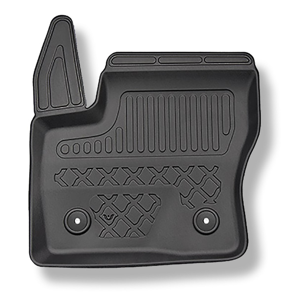 Tappetini Auto in TPE compatibili con Ford Tourneo Connect II Van (01.2014-2022) - 5 o 7 posti; senza la terza fila di sedili - tappeti auto neri