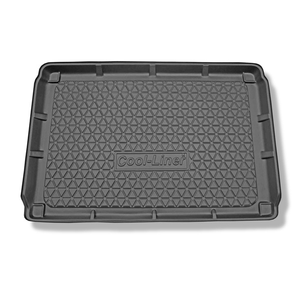 Vasca baule compatibile con Peugeot Partner II Van (2008-08.2018) - 5 posti; no per cargo / camion - tappetino per bagagliaio - tappeto bagagliaio per auto