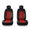 Coprisedili anteriori compatibili con Mazda 3 I, II, III (2003-2019) - fodere sedili universali - set coprisedili auto - 2CM-RD