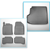 Completo di tappetini e tappetino per bagagliaio TPE per: Kia Ceed CD Plug-in Hybrid 01.2020-.... (Station Wagon)