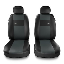 Coprisedili anteriori compatibili con Nissan Qashqai I, II (2007-2019) - fodere sedili universali - set coprisedili auto - 2XL-G