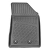 Tappetini Auto in TPE compatibili con Jeep Compass II MP 4xe Plug-in Hybrid SUV (07.2020-....) - tappeti auto neri