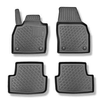 Tappetini Auto in TPE compatibili con Seat Ibiza V Hatchback (06.2017-....) - tappeti auto neri