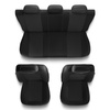 Coprisedili compatibili con Ford Fiesta MK5, MK6, MK7, MK8 (1999-2019) - fodere sedili universali - set coprisedili auto - S-G1