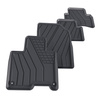 Tappetini Auto in TPE compatibili con Kia Sportage V SUV (2021-....) - anche per Mild Hybrid; non per HEV Hybrid e Plug-in Hybrid - tappeti auto neri