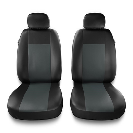 Coprisedili anteriori compatibili con Seat Leon I, II, III (1999-2019) - fodere sedili universali - set coprisedili auto - 2CM-G