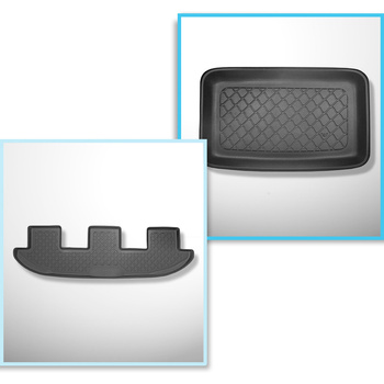 Completo di tappetini e tappetino per bagagliaio TPE per: Volkswagen Sharan II 0