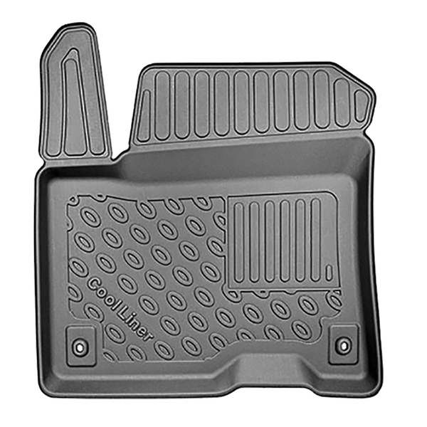 Tappetini Auto in TPE compatibili con Hyundai Kona electric SUV (08.2018-....) - non per la versione ibrida - tappeti auto neri