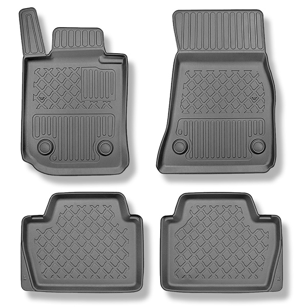 Tappetini Auto in TPE compatibili con BMW 4 G22, G26 Coupé, Gran Coupé (10.2020-....) - tappeti auto neri