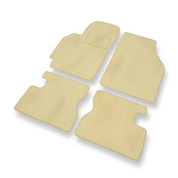 Premium tappetini auto in velluto compatibili con Honda HR-V (5 porte) (1999-2006) - tappeti auto beige