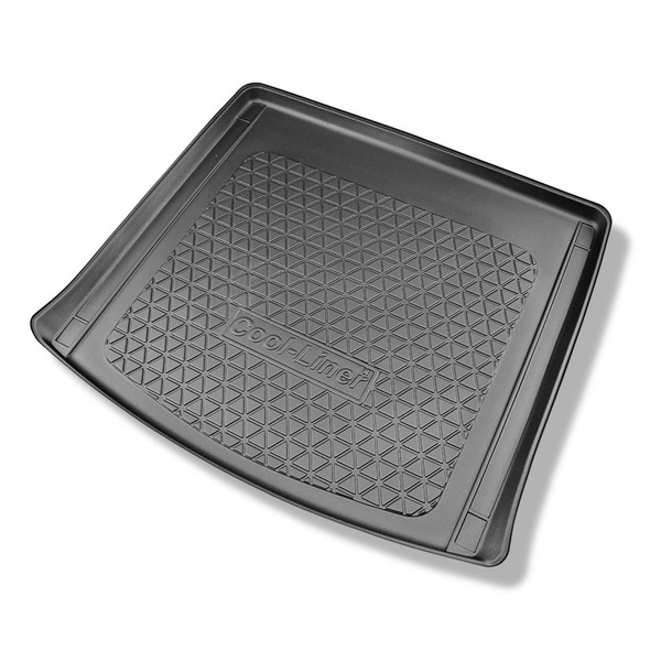 Completo di tappetini e tappetino per bagagliaio TPE per: Volkswagen Touareg III 07.2018-2023 (SUV) - anche per i modelli con le guide del bagagliaio