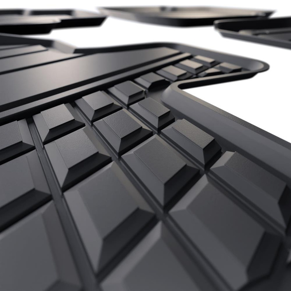 Tappetini Auto in TPE compatibili con Volkswagen Golf VIII Variant (2019-....) - tappeti auto neri