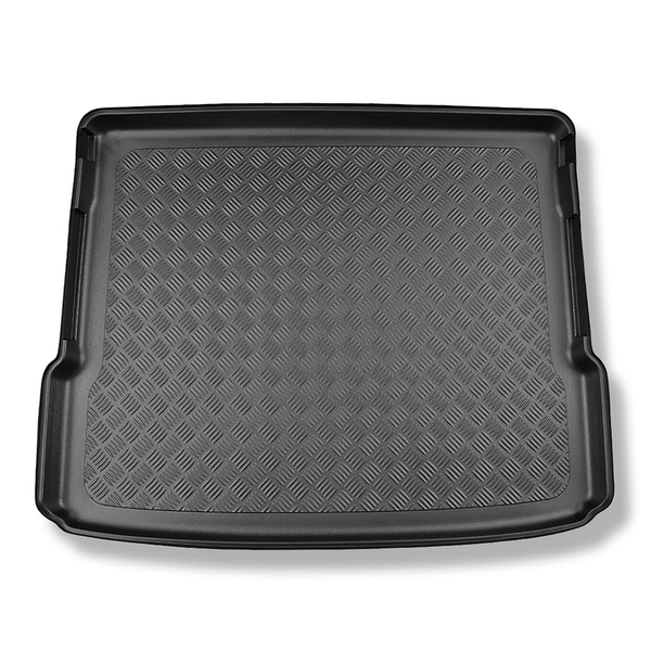 Vasca baule compatibile con Mercedes-Benz GLB X247 SUV (11.2019-....) - 5 posti; vano superiore; piano di carico regolabile in posizione più alta; 7 posti - sedili 3a fila abbassati - tappetino per bagagliaio - tappeto bagagliaio per auto