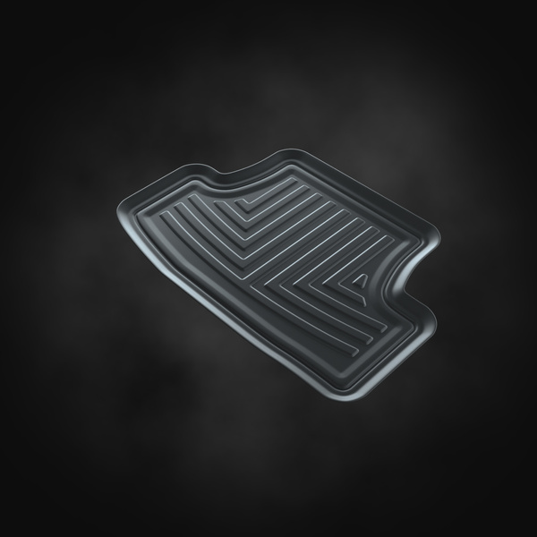 Tappetini auto in gomma compatibili con Volkswagen Golf VIII (2019-....) - tappeti gomma - nero