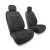 Coprisedili compatibili con Ford Transit Custom (2014-....) - fodere sedili universali - set coprisedili auto - 2UNE-GR