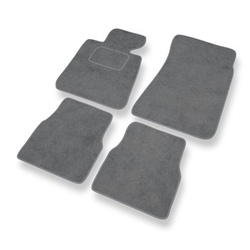 Premium tappetini auto in velluto compatibili con BMW 3 M3 I E30 (1985-1992) - tappeti auto grigio